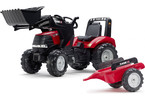 FALK - Šlapací traktor Case IH Puma 240CVX s nakladačem a vlečkou