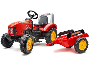 FALK - Šlapací traktor Supercharger červený / FA-2020AB