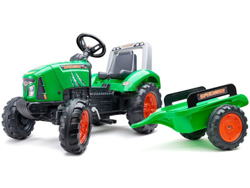 FALK - Šlapací traktor Supercharger zelený / FA-2021AB