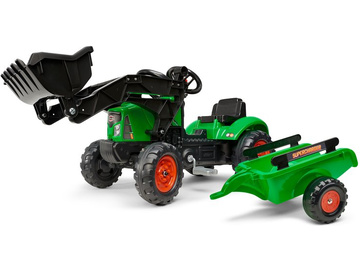 FALK - Šlapací traktor Supercharger s vlečkou / FA-2031M