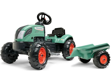 FALK - Šlapací traktor Farm Lander s vlečkou / FA-2054L