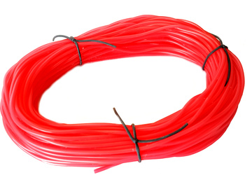 Silikonová hadička 2.4/5.5mm červená (50m) / FL-LST02R/50