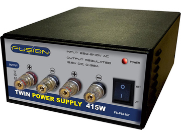 Fusion 415W 13.8V Twin Power Supply Euro / FO-FS-PS415TE