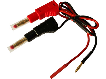 Nabíjecí kabel s banánky - 2mm (F+)(M-) / FO-LGL-CLG2