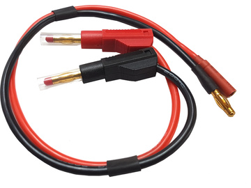 Nabíjecí kabel s banánky - 4mm (F+)(M-) / FO-LGL-CLG4