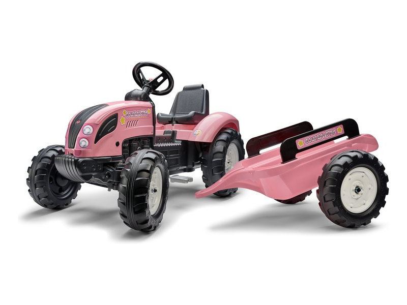 FALK Pedal tractor Pink Country Star with siding FA 1058AB Astra