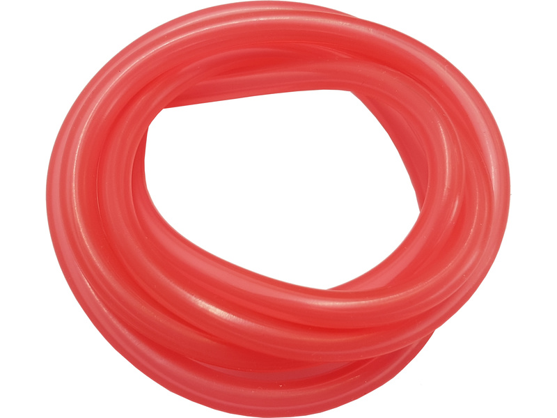 Silikonová hadička 2.4/5.5mm červená (1m)