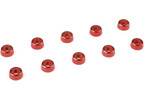 Washer for M2 Socket Head Screws OD=6mm Aluminium Red (10)