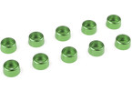 Washer for M3 Socket Head Screws OD=8mm Aluminium Green (10)