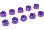 Washer for M4 Socket Head Screws OD=10mm Aluminium Purple (10)