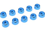 Washer for M4 Socket Head Screws OD=10mm Aluminium Blue (10)
