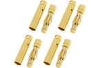 Connector Gold Plated 4.0mm Long (4 pairs)