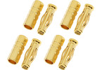 Connector Gold Plated 4.0mm Car (4 pairs)