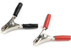 Alligator Battery Clamps Small Red + Black (1 set)