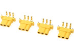 Connector Gold Plated MR-30PW w/ Cap Female(4)