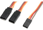 Kabel serva Y plochý JR 22AWG 15cm