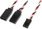 Kabel serva Y kroucený Futaba HD 22AWG 15cm