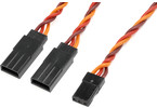 Kabel serva Y kroucený JR HD 22AWG 30cm
