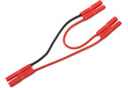 Kabel Y sériový 2.0mm zlacený 14AWG 12cm