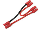 Kabel Y sériový 3.5mm zlacený 14AWG 12cm