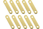 Battery Bars Gold Plated 22.0mm (10)