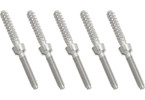 Threaded Coupler M2.5 for Carbon Tube 3mm (5)
