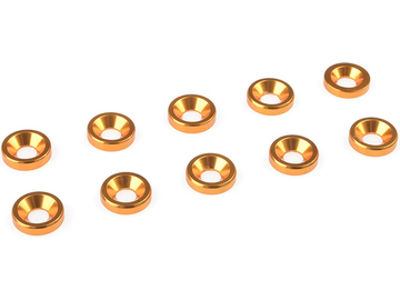 Washer for M3 Flat Head Screws OD=8mm Aluminium Gold (10) / GF-0405-030