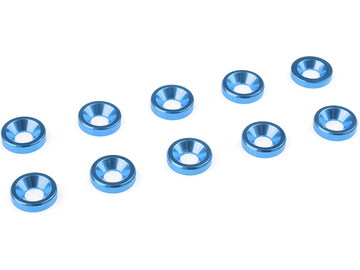 Washer for M3 Flat Head Screws OD=8mm Aluminium Blue (10) / GF-0405-034