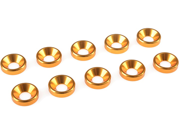 Washer for M4 Flat Head Screws OD=10mm Aluminium Gold (10) / GF-0405-040