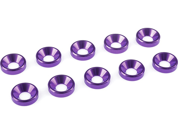 Washer for M4 Flat Head Screws OD=10mm Aluminium Purple (10) / GF-0405-042