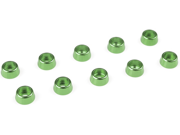 Washer for M2.5 Socket Head Screws OD=7mm Aluminium Green (10) / GF-0406-021