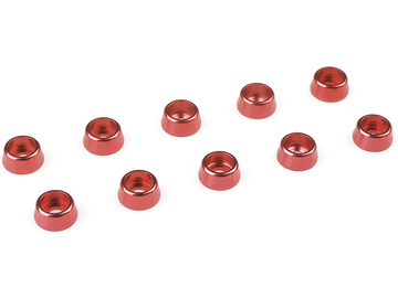 Washer for M2.5 Socket Head Screws OD=7mm Aluminium Red (10) / GF-0406-025