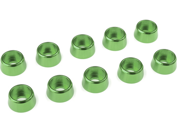 Washer for M4 Socket Head Screws OD=10mm Aluminium Green (10) / GF-0406-041