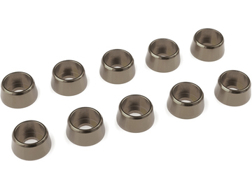 Washer for M4 Socket Head Screws OD=10mm Aluminium Gun Metal (10) / GF-0406-043
