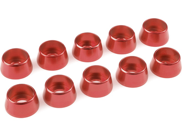 Washer for M5 Socket Head Screws OD=12mm Aluminium Red (10) / GF-0406-055