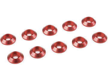 Washer for M3 Button Head Screws OD=10mm Aluminium Red (10) / GF-0407-025