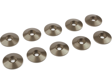 Washer for M3 Button Head Screws OD=15mm Aluminium Gun Metal (10) / GF-0407-033