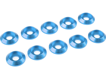 Washer for M4 Button Head Screws OD=12mm Aluminium Blue (10) / GF-0407-044