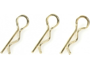 Body Clips 45° Bent Medium Gold (10) / GF-0410-010