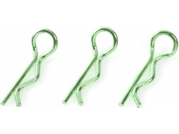 Body Clips 45° Bent Medium Green (10) / GF-0410-011