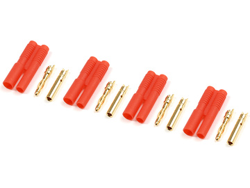 Konektor zlacený 2.0mm plastové pouzdro (4) / GF-1001-001