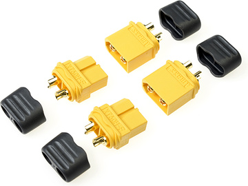 Konektor zlacený XT-60 s krytem (2 páry) / GF-1040-001