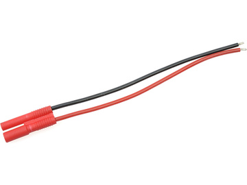 Konektor zlacený 2.0mm samec s kabelem 20AWG 10cm / GF-1060-003
