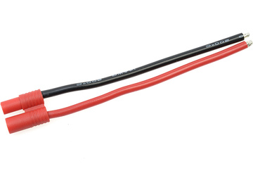 Konektor zlacený 3.5mm samec s kabelem 14AWG 10cm / GF-1061-003