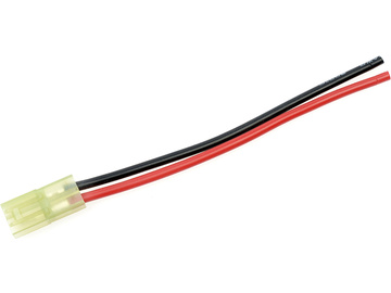 Konektor Mini Tamiya samec s kabelem 14AWG 10cm / GF-1072-003