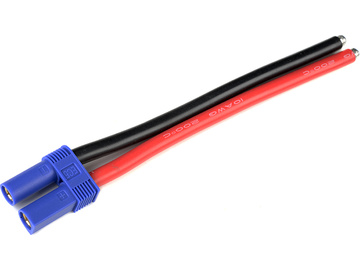Konektor zlacený EC5 baterie s kabelem 10AWG 12cm / GF-1078-001