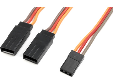 Kabel serva Y plochý JR 22AWG 15cm / GF-1101-020