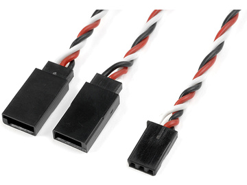 Kabel serva Y kroucený Futaba 22AWG 15cm / GF-1110-020
