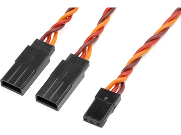Kabel serva Y kroucený JR HD 22AWG 30cm / GF-1121-021