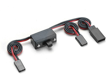 Vypínač s kabely a konektorem universal Futaba/JR 22AWG / GF-1131-001